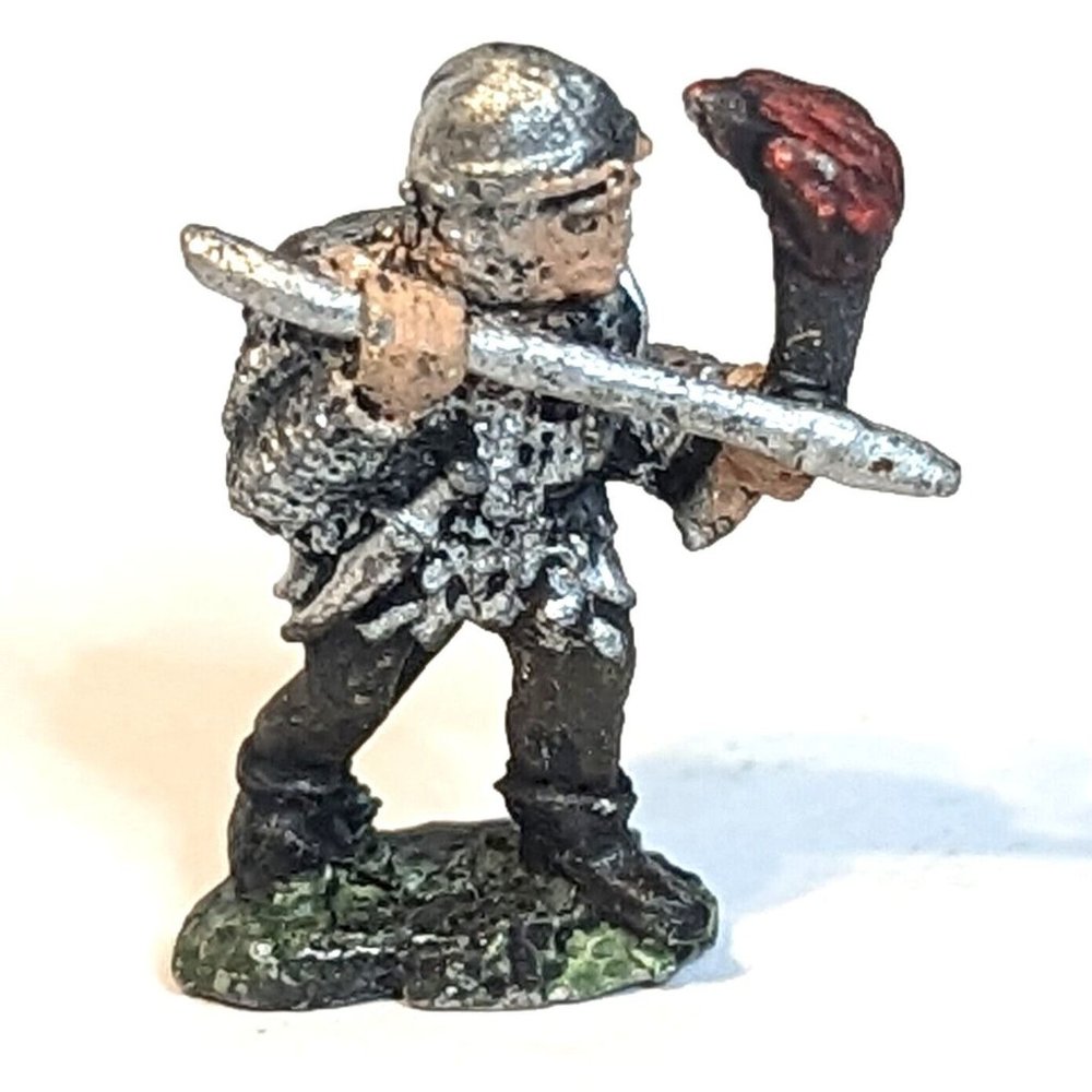 Grenadier Action Art Explorers Spearman with Torch 2003j 25mm Miniature 1980